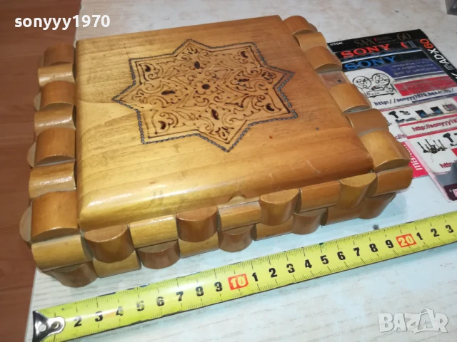 СТАРА БГ ДЪРВЕНА КУТИЯ 0106251138, снимка 2 - Колекции - 50503142