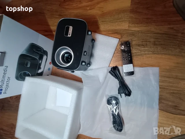 Android 11 проектор с 5G 2.4G Dual WiFi BT 1080P 8000 Лумена, 30 000 часа, 4K и твърд диск, снимка 10 - Плейъри, домашно кино, прожектори - 50503829