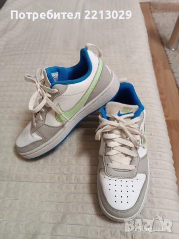 Детски маратонки Nike court borough low , снимка 5 - Детски маратонки - 51555495