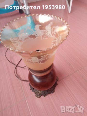Стара лампа, снимка 2 - Антикварни и старинни предмети - 31548738