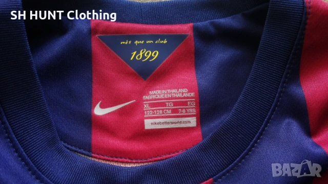 NIKE MESSI FC BARCELONA Kids Football T-Shirt размер 7-8 години / 122-128 см детска тениска 35-59, снимка 10 - Детски тениски и потници - 53210335
