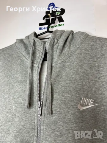 Nike Sportswear Club Fleece Full Zip Hoodie Мъжко Горнище, снимка 4 - Спортни дрехи, екипи - 48071589