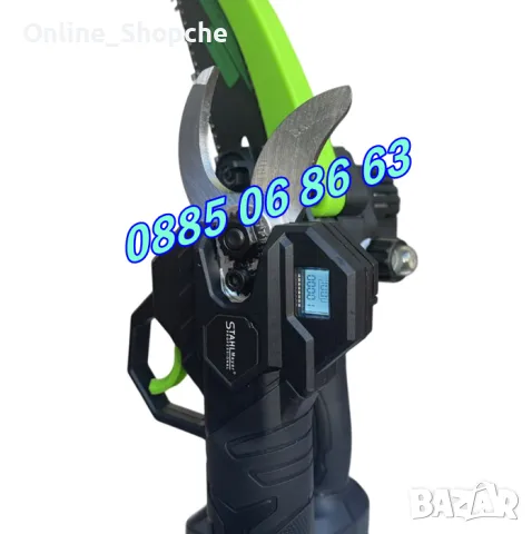 Комплект акумулаторна резачка и лозарска ножица с дисплей 36V 8Ah, снимка 3 - Други инструменти - 50015380