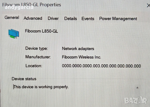 Fibocom L850-GL CAT9 WWAN 4G LTE modem свален от HP Zbook Gen 7 , Lenovo ThinkPad също, снимка 5 - Други - 50839371