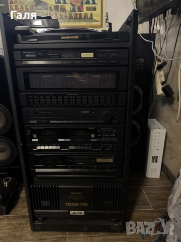 Предлагам комплект уредба SHARP SYSTEM-7700, снимка 2 - Аудиосистеми - 55954543