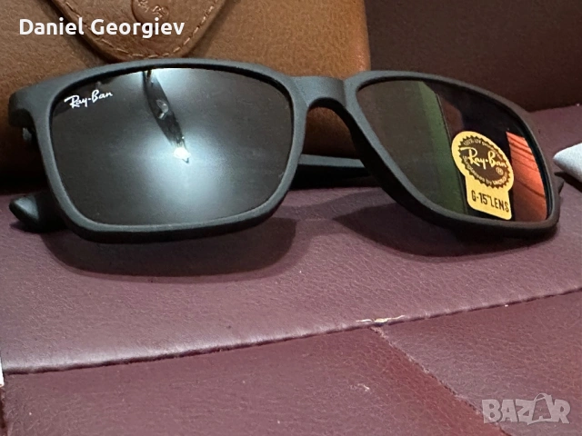 НОВИ Ray Ban Jeffrey Square с лещи G15 слънчеви очила, снимка 2 - Слънчеви и диоптрични очила - 53259915