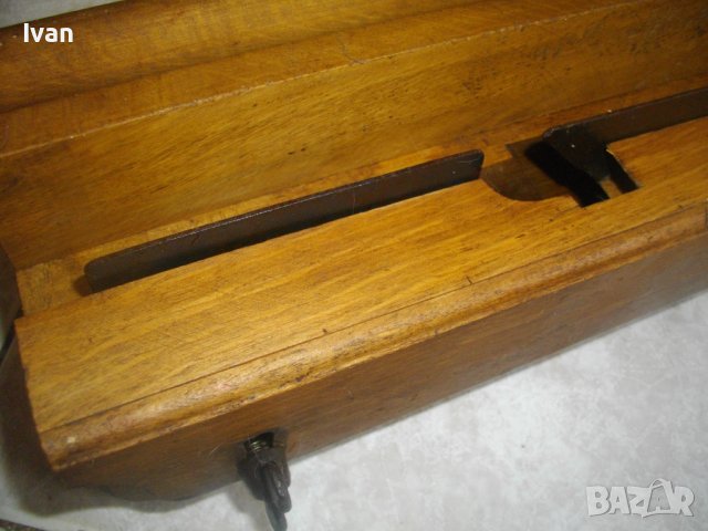 Старинно/Антикварно Профилно Голямо Ръчно Дърводелско Ренде-ОТЛИЧНО Съст-Регулация/Дървени Винтове , снимка 12 - Други инструменти - 39342093