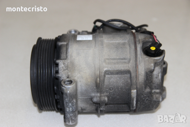 Компресор климатик Mercedes CLK C209 A209 (2002-2010г.) A0002309011 / A 000 230 90 11 7SEU17C, снимка 6 - Части - 44666725