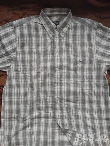 Globe Trotter 100% оригинална мъжка риза с къс ръкав , снимка 2 - Ризи - 49767479