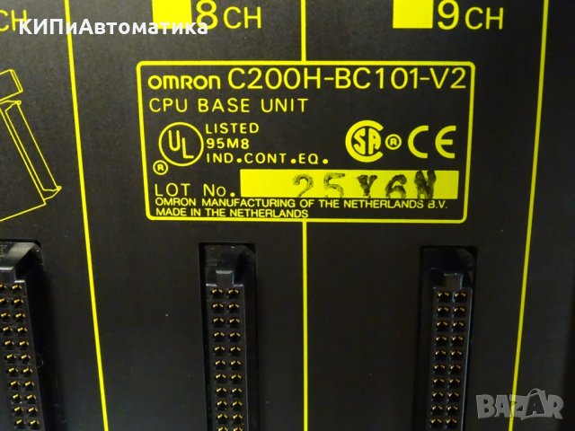 конекторна база Omron C200H-BC101-V2 sysmac CPU Base Unit, снимка 2 - Резервни части за машини - 35228603