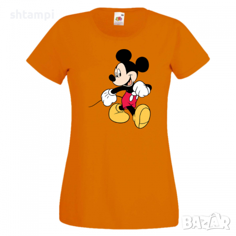 Дамска тениска Mickey Mouse 6 .Подарък,Изненада,, снимка 7 - Тениски - 36526523