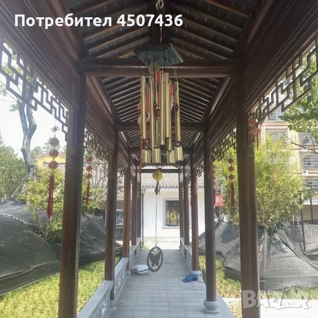 Големи Медни Вятърни Камбанки - Античен Стил, Тръби от Алуминиева Сплав, снимка 4 - Декорация за дома - 49764922