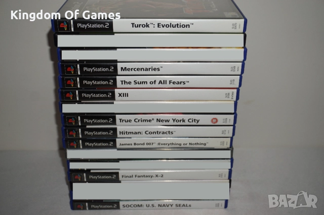 Игри за PS2 Turok Evolution/Mercenaries/Socom US NAVY/XIII/Hitman/Final Fantasy/The Sum Of All Fears, снимка 18 - Игри за PlayStation - 43824801