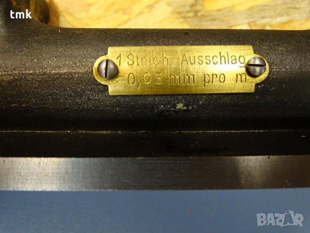 рамков машинен нивелир Strich Ausschlag 200x200mm, снимка 6