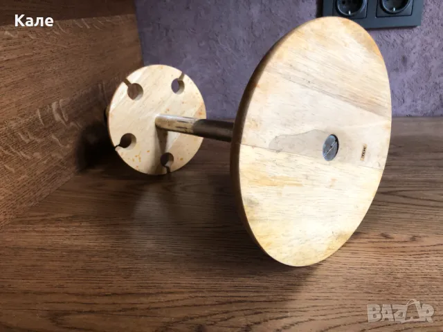 Огромна дървена стойка поставка за черпаци, лъжици за готвене , снимка 3 - Прибори за хранене, готвене и сервиране - 50084943