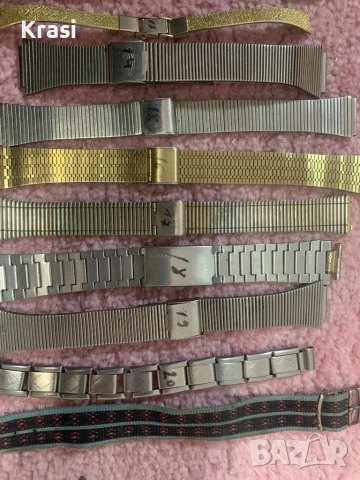 Метални верижки за часовници, снимка 3 - Антикварни и старинни предмети - 52945572