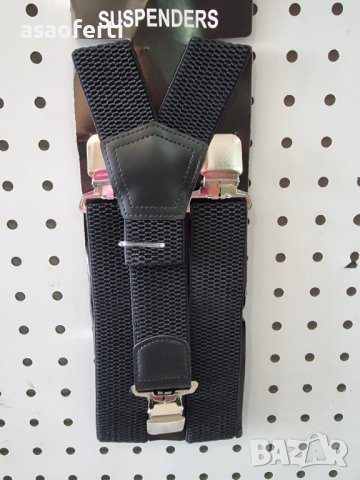 Черни тиранти, с 3 закопчалки, голям размер, еластична материя , снимка 4 - Други - 38541180