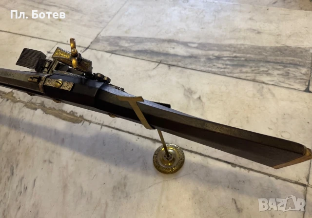 Уникална кремъчна пушка, снимка 6 - Антикварни и старинни предмети - 51253342