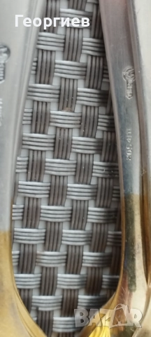 Посребрени с позлата мелхиорени лъжички за чай,кафе от СССР., снимка 6 - Прибори за хранене, готвене и сервиране - 51876694