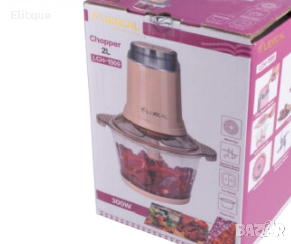 Кухненски чопър, 300W , 2L LCH-1909, снимка 8 - Чопъри и пасатори - 52841902