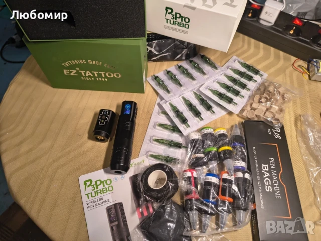 EZ P3 Pro Turbo безжична машина за татуировки , снимка 8 - Друго оборудване - 51160520