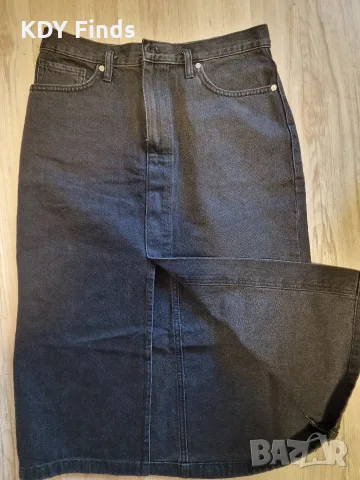 MNG jeans дълга дънкова пола 