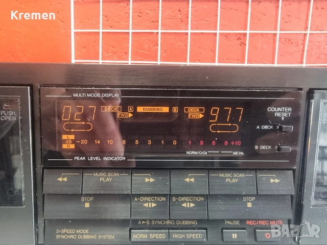 Дек JVC TD-W777, снимка 3 - Декове - 54253805