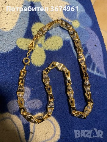 Златен ланец позлатен, снимка 2 - Колиета, медальони, синджири - 40761408
