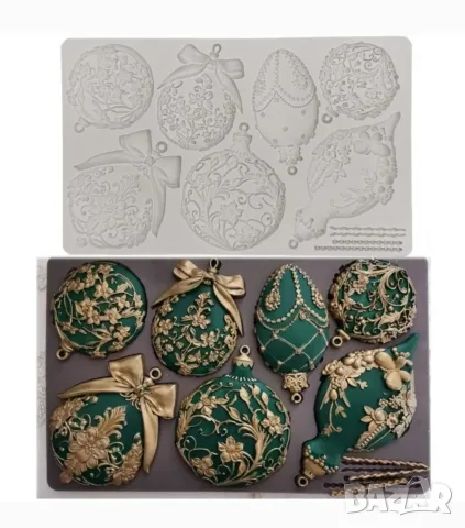 Молд коледни играчки , снимка 4 - Форми - 56436485