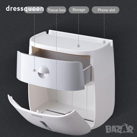 17500 Поставка за тоалетна хартия и телефон, снимка 10 - Други стоки за дома - 30527696