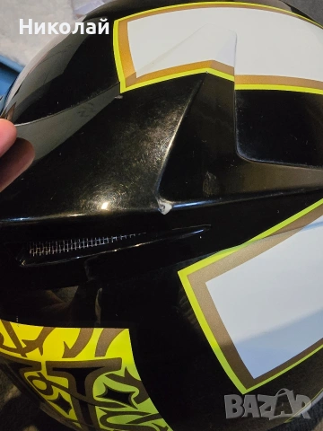 Каска AGV K3 Rossi Gothic 46 размер XL, снимка 6 - Други спортове - 53304245