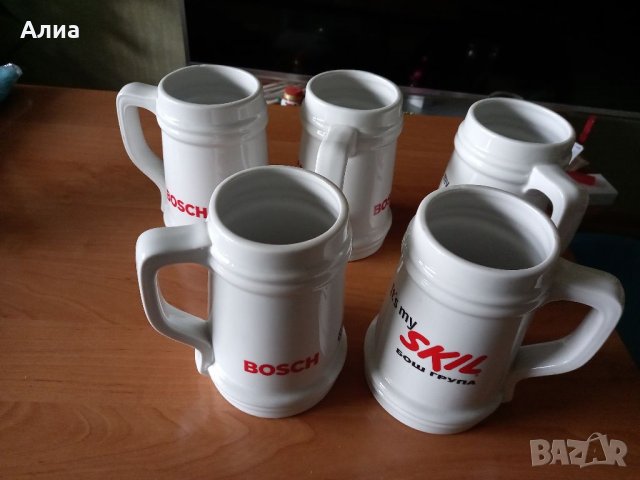 Големи халби за бира 800ml к-кт 5 бр., снимка 2 - Чаши - 35242434