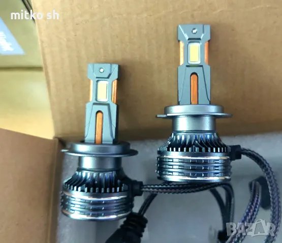H7 Led +500% автомобилни крушки, снимка 3 - Аксесоари и консумативи - 49578494