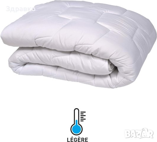 Blanrêve - Лека и дишаща синтетична завивка - Антиакарна 140 х 200см!, снимка 3 - Олекотени завивки и одеяла - 42378966