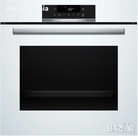 фурна за вграждане Bosch WhiteGloss PyroClean HBA572BW3F