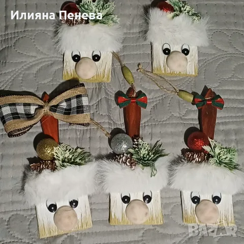 Забавна коледна четка, снимка 3 - Декорация за дома - 56120999
