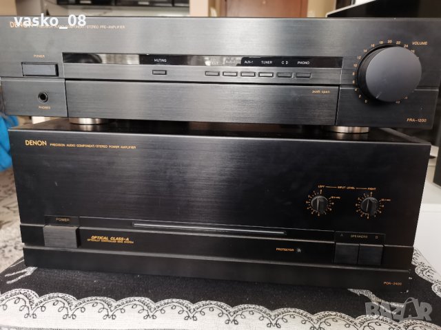 Denon POA 2400 & PRA 1200, снимка 2 - Ресийвъри, усилватели, смесителни пултове - 32069638