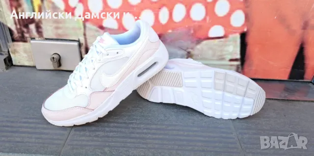 Английски оригинални дамски маратонки -Nike,с естествена кожа и плат, снимка 6 - Маратонки - 49934867