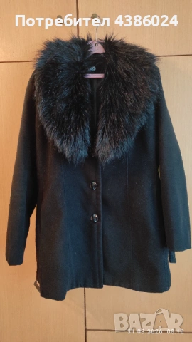 ЧЕРНО БЪЛГАРСКО ВЪЛНЕНО ПАЛТО ЗА ЕДРА ЖЕНА, СУПЕР ЕВТИНО!, снимка 6 - Палта, манта - 54036183