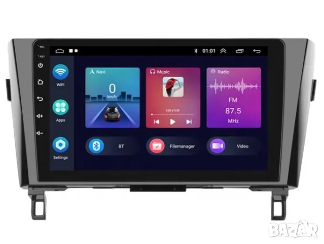 Мултимедия, Двоен дин за Nissan X-TRAIL, Nissan Qashqai, Андроид, навигация, плеър Android, XTRAIL, снимка 4 - Аксесоари и консумативи - 44498407