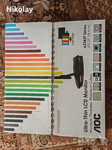 Монитор AOC e2343f, снимка 4 - Монитори - 51014609