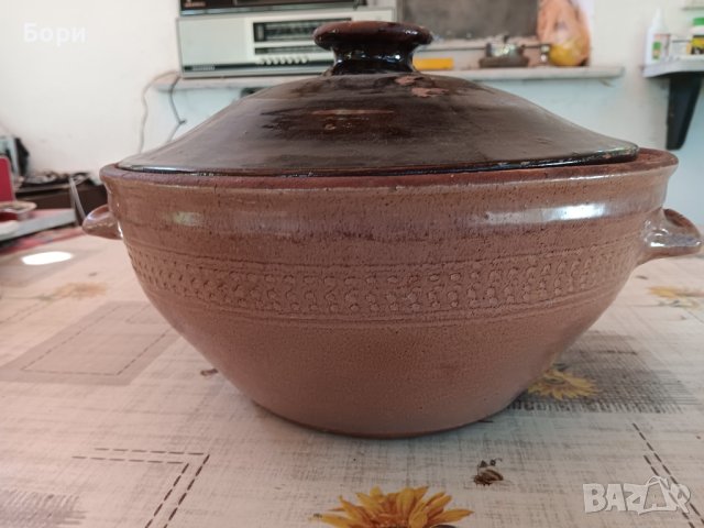 Стар голям гювеч, снимка 2 - Съдове за готвене - 42243596