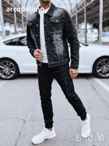 Мъжко дънково яке, 2цвята , снимка 3 - Якета - 47367115