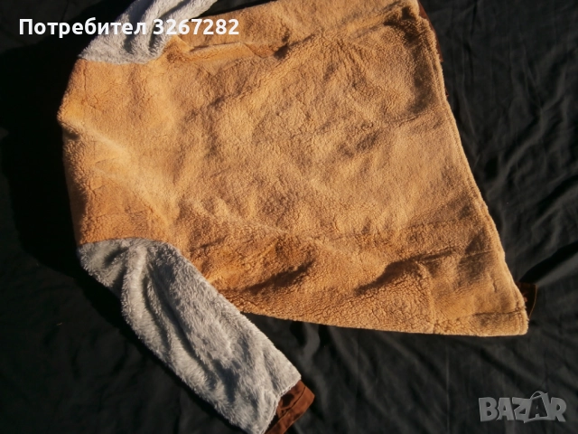 Шуба,Брезент,Естествена,Агнешка,Кожа, снимка 6 - Екипировка - 52818895