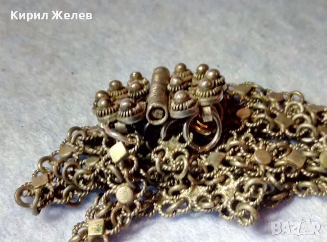 Стара ВЪЗРОЖДЕНСКА ФИЛИГРАННА ГРИВНА с ЩИФТ СРЕБРО ВИСОКА ПРОБА УНИКАЛНА КУЮМДЖИЙСКА ИЗРАБОТКА 48795, снимка 10 - Антикварни и старинни предмети - 48476681