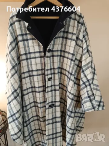 Двулицево дамско палто , снимка 3 - Палта, манта - 49125270