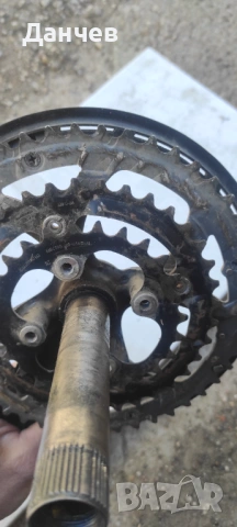 Курбели Shimano deore 3 плочи, снимка 4 - Части за велосипеди - 54348143