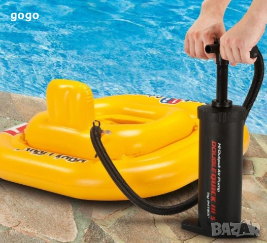 Ръчна помпа, Double Quick II 36см, INTEX, снимка 3 - Други инструменти - 50230024