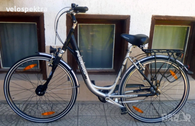 ПЕГАСУС Солеро ! 28 цола капли! Алуминиев- елегантен! Шимано Нексус-7 Германия!