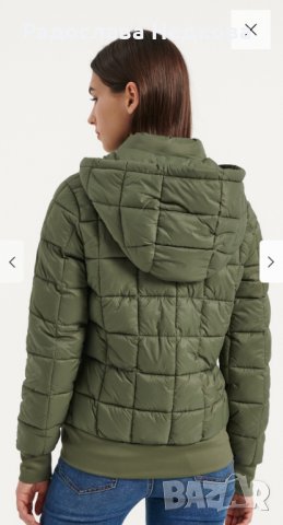 Капитонирано яке с качулка, снимка 2 - Якета - 38250891
